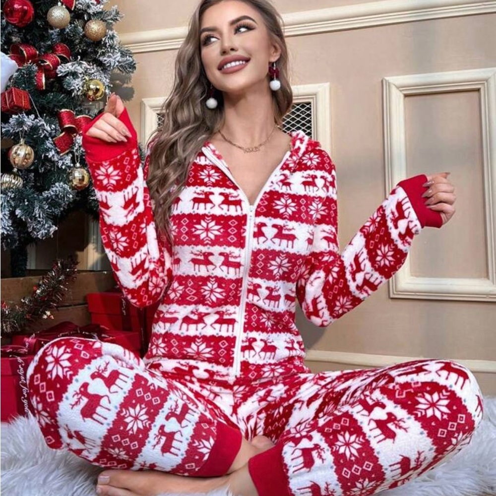 Christmas onesie adult pajamas